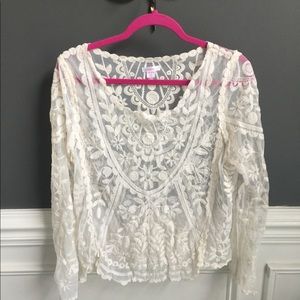 Sheer Lace Longsleeve